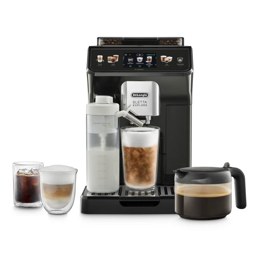 De'Longhi Eletta Explore – 50 Recipes, Cold Brew & LatteCrema System