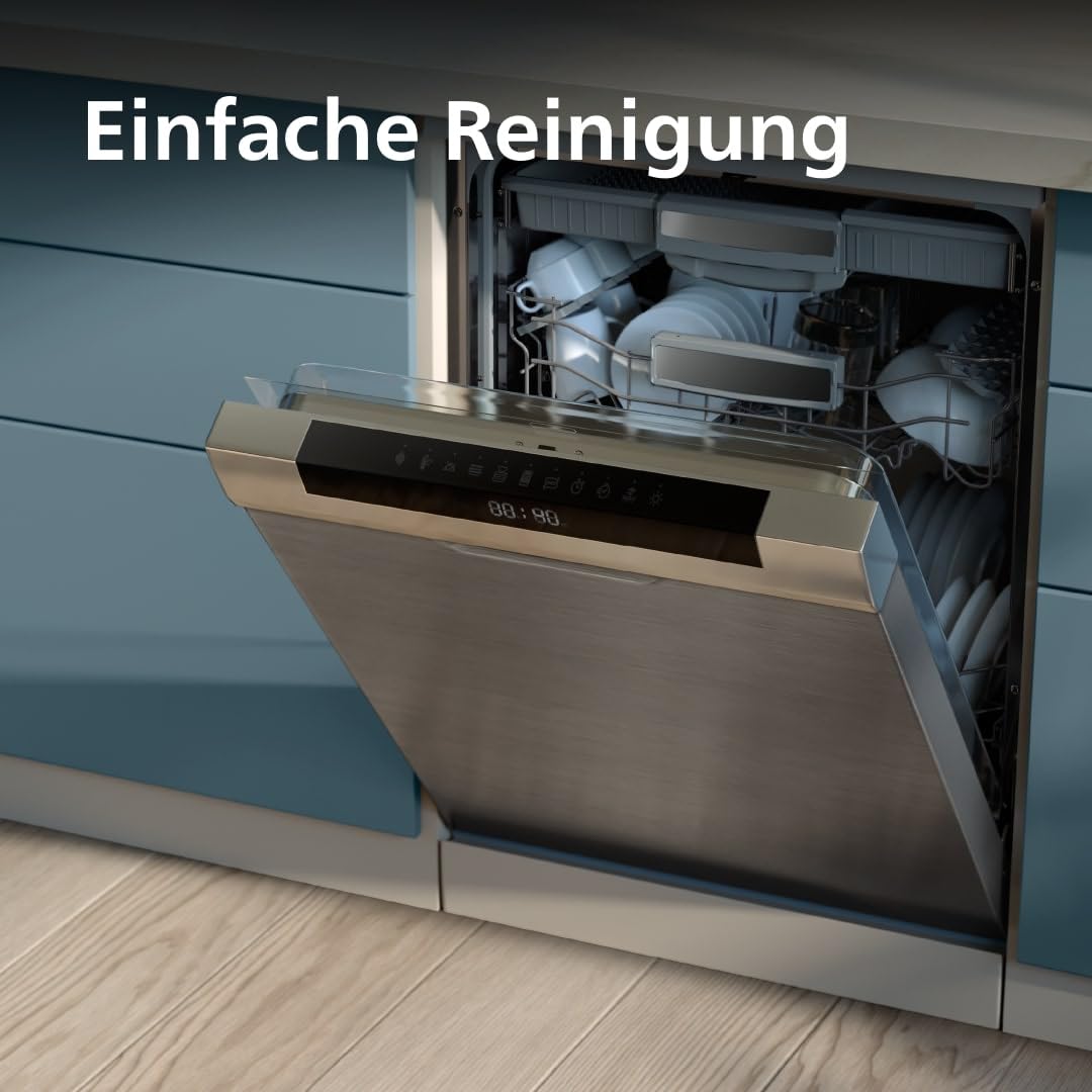 Philips Sandwichmaker 5000 Serie, 750 W, Panini, Waffeln, Sandwichplatten, Schwarz/Silber (HD2350/80)