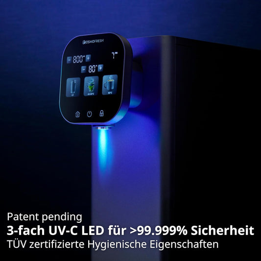 OsmoFresh Fusion Air – No Installation RO System with Hot Water & Minerals