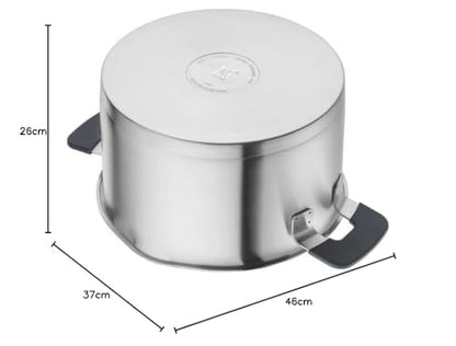 Feature-Highlight (Best for Practical Buyers) ZWILLING Simplify 5-Piece Pot Set with Integrated Strainer Lids