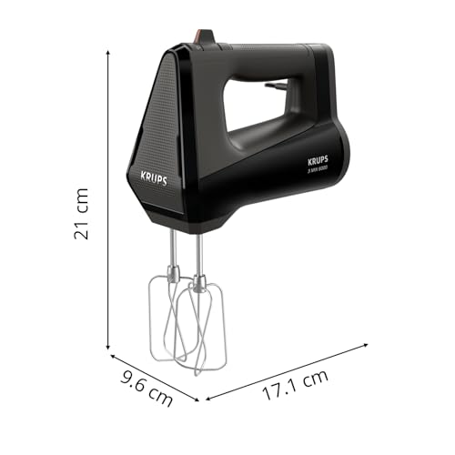 Krups 3Mix 9000 GN9101 – Powerful 750W Mixer with Turbo & Long Cable