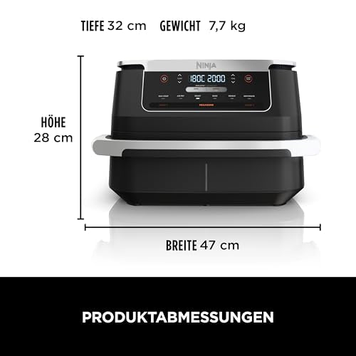 Ninja Foodi FlexDrawer – 10.4L MegaZone with Removable Divider (Copper)