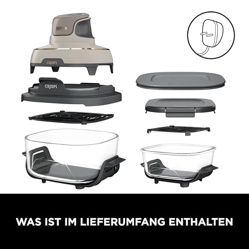 Ninja CRISPi 4-in-1 System – Portable Air Fryer, Recrisp & Storage Lids