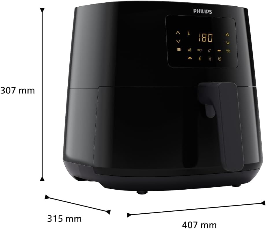 Philips Airfryer 5000 Series L – Connected Air Fryer with Remote App Control (HD9255)