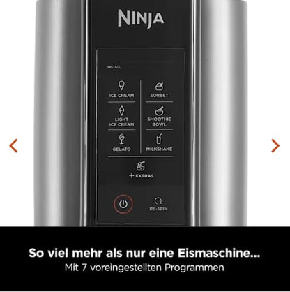 Ninja CREAMi – Ice Cream, Gelato & Sorbet Maker with 3 Tubs (Black/Silver)