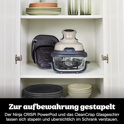 Ninja CRISPi 4-in-1 System – Portable Air Fryer, Recrisp & Storage Lids