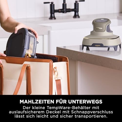 Ninja CRISPi 4-in-1 System – Portable Air Fryer, Recrisp & Storage Lids