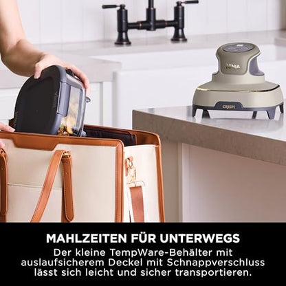 Ninja CRISPi 4-in-1 System – Portable Air Fryer, Recrisp & Storage Lids