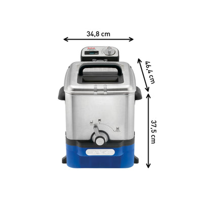 Tefal Pro Inox & Design FR8040 Deep Fryer Oleoclean 3.5 litres, Black, Stainless Steel