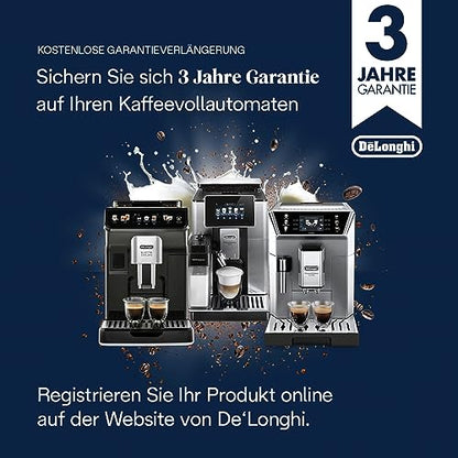 De'Longhi Dinamica Plus – 24 Recipes, LatteCrema System & 3.5" Touch Display