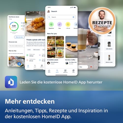 Philips Airfryer 5000 Series L – Connected Air Fryer with Remote App Control (HD9255)