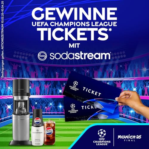 SodaStream Duo Titanium Starter Kit – Includes 2 Glass & 2 Plastic Bottles + Cylinder