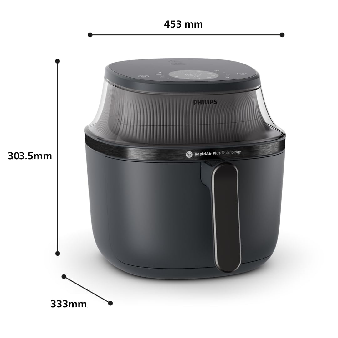 Philips Airfryer 5000 Series L – Connected Air Fryer with Remote App Control (HD9255)