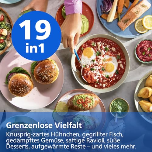 Philips Dual Basket Airfryer 9L – 2 Zones, Sync Function & RapidAir Plus