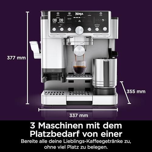 Ninja Luxe Premier ES601EU – Portafilter System with Grinder, Cold Brew & Frother