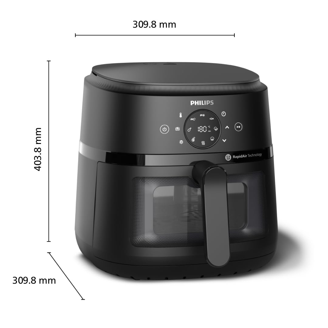 Philips Airfryer 5000 Series L – Connected Air Fryer with Remote App Control (HD9255)