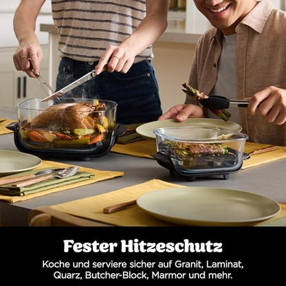 Ninja CRISPi 4-in-1 System – Portable Air Fryer, Recrisp & Storage Lids