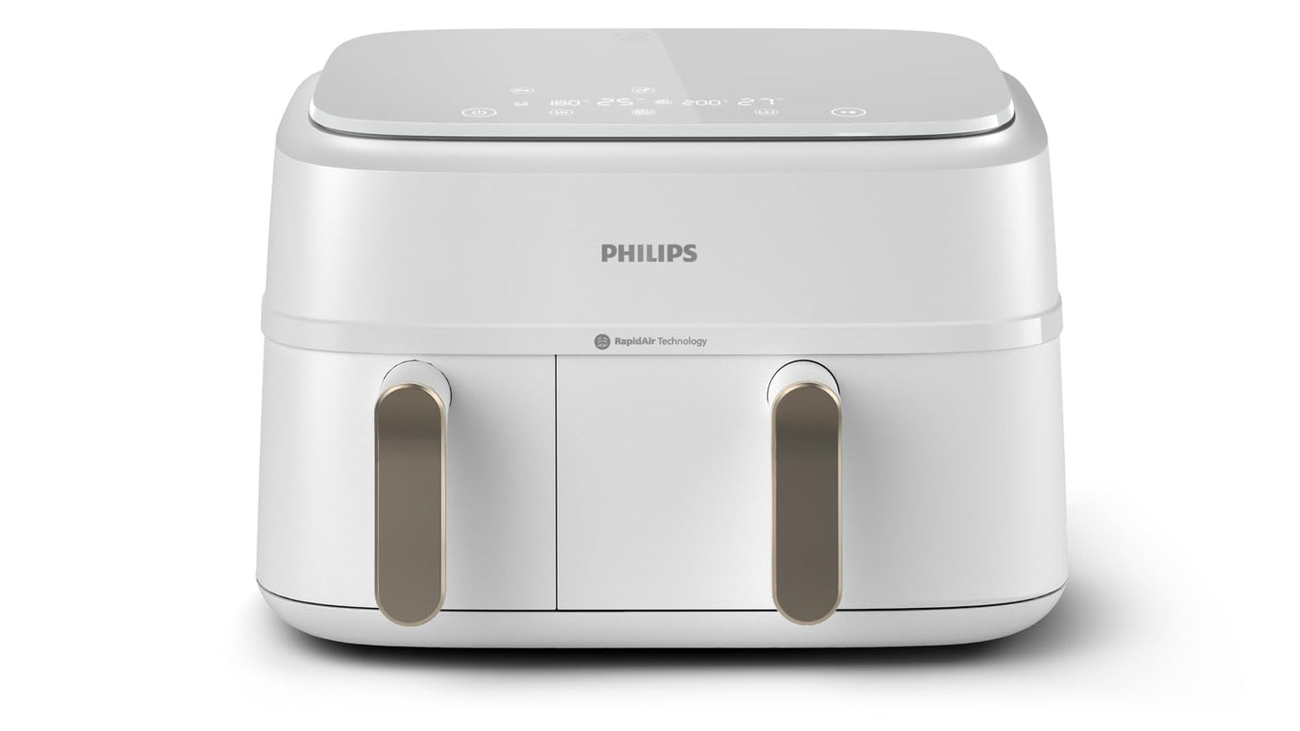 Philips Dual Basket Airfryer 9L – 2 Zones, Sync Function & RapidAir Plus