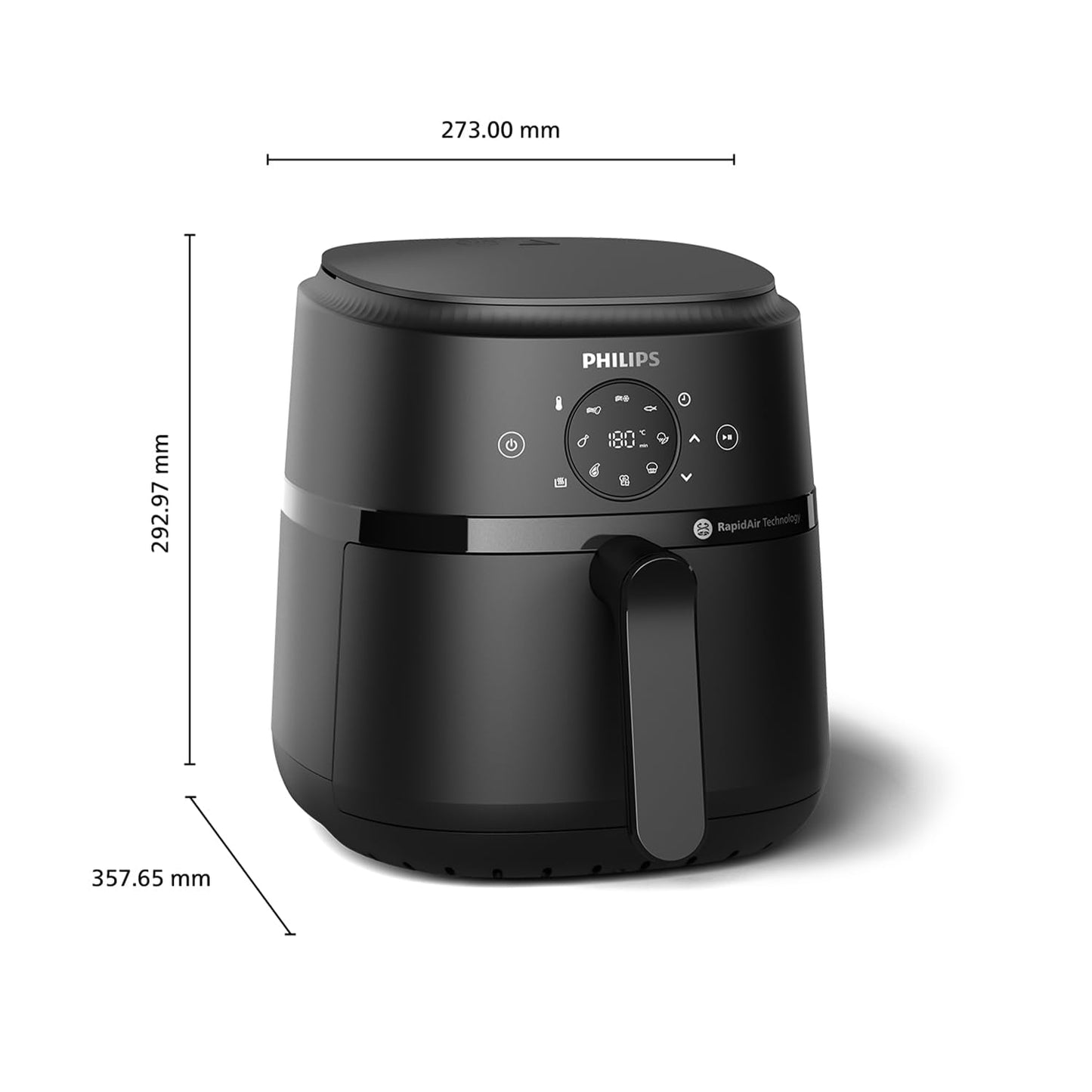Philips Airfryer 5000 Series L – Connected Air Fryer with Remote App Control (HD9255)