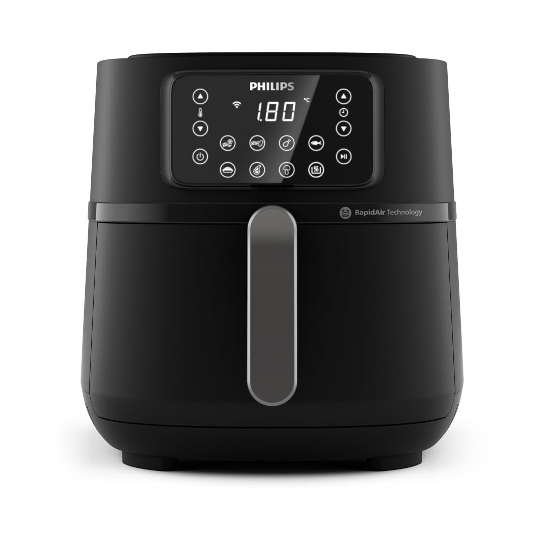 Philips Airfryer 5000 Series L – Connected Air Fryer with Remote App Control (HD9255)