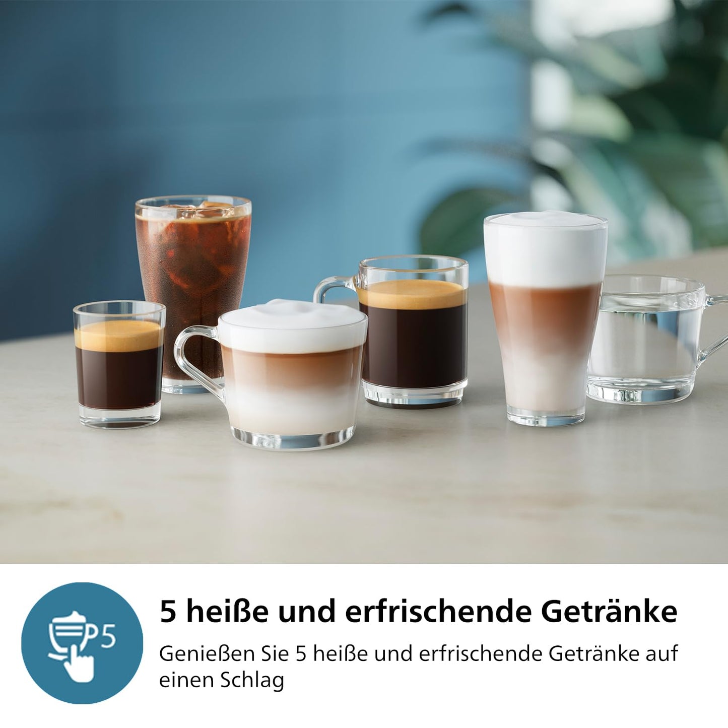 Philips 3300 Series – 5 Drinks, SilentBrew & Manual Steam Wand