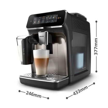 Philips 2300 Series – LatteGo Milk System, 4 Drinks & Ceramic Grinder