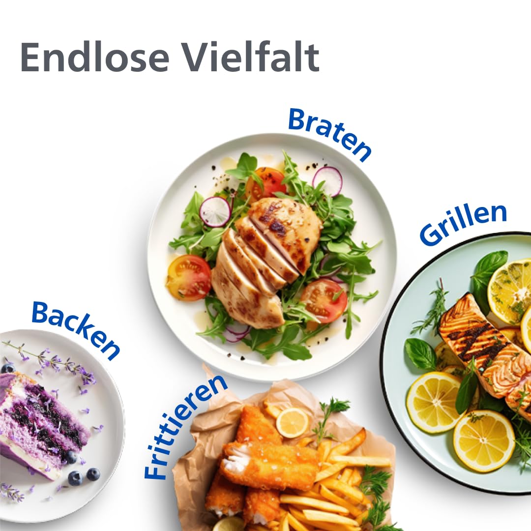 Philips Dual Basket Airfryer 9L – 2 Zones, Sync Function & RapidAir Plus