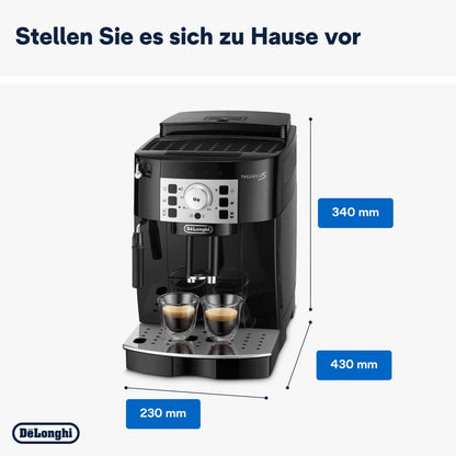 De'Longhi Magnifica Start – Manual Steam Wand, 13-Step Grinder & Soft Touch