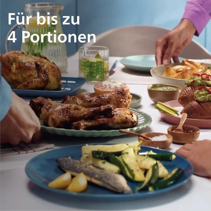 Philips Dual Basket Airfryer 9L – 2 Zones, Sync Function & RapidAir Plus