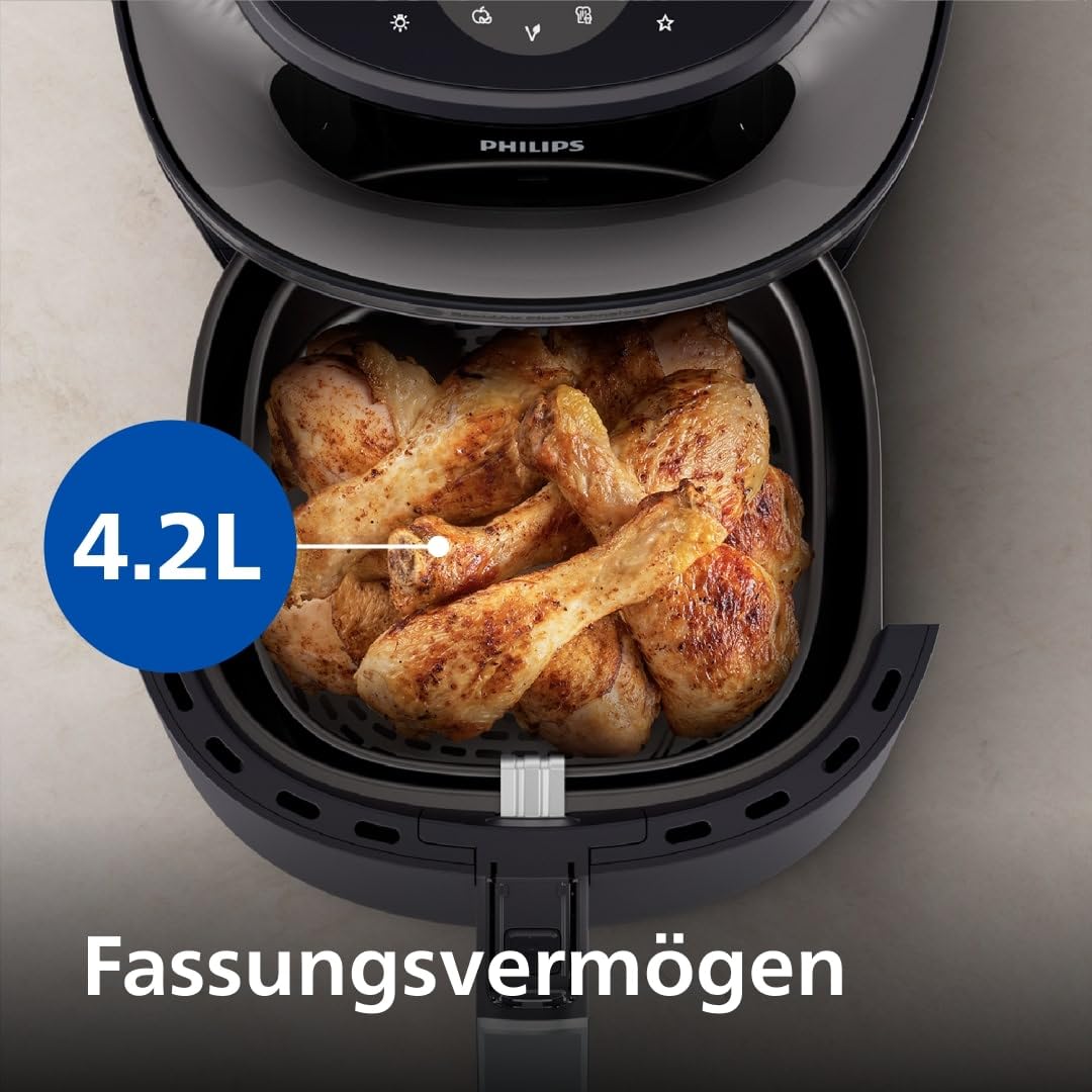 Philips Airfryer 5000 Series L – Connected Air Fryer with Remote App Control (HD9255)