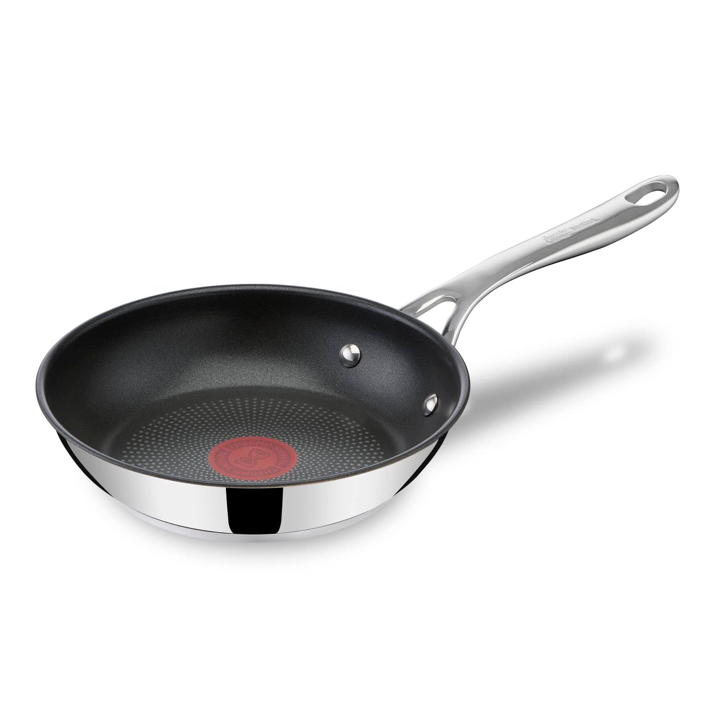 Tefal Jamie Oliver Cook's Direct On E3040644 Frying Pan 28 cm, Non-Stick, Suitable for Induction Cookers, Oven Safe, Stainless Steel Riveted Handle