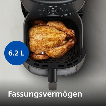 Philips Airfryer 5000 Series L – Connected Air Fryer with Remote App Control (HD9255)