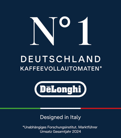 De'Longhi Dinamica Plus – 24 Recipes, LatteCrema System & 3.5" Touch Display