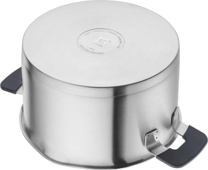 Feature-Highlight (Best for Practical Buyers) ZWILLING Simplify 5-Piece Pot Set with Integrated Strainer Lids
