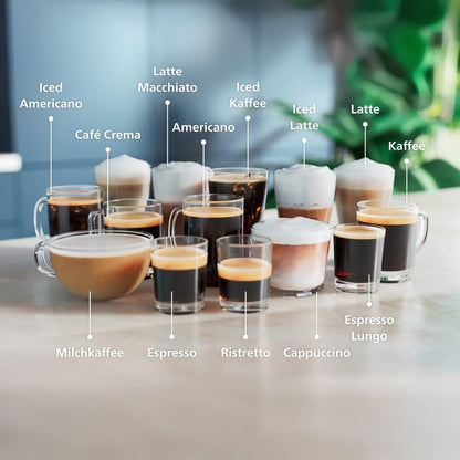 Philips LatteGo 5500 Serie – 20 Getränke (Heiß & Kalt) & Milchsystem
