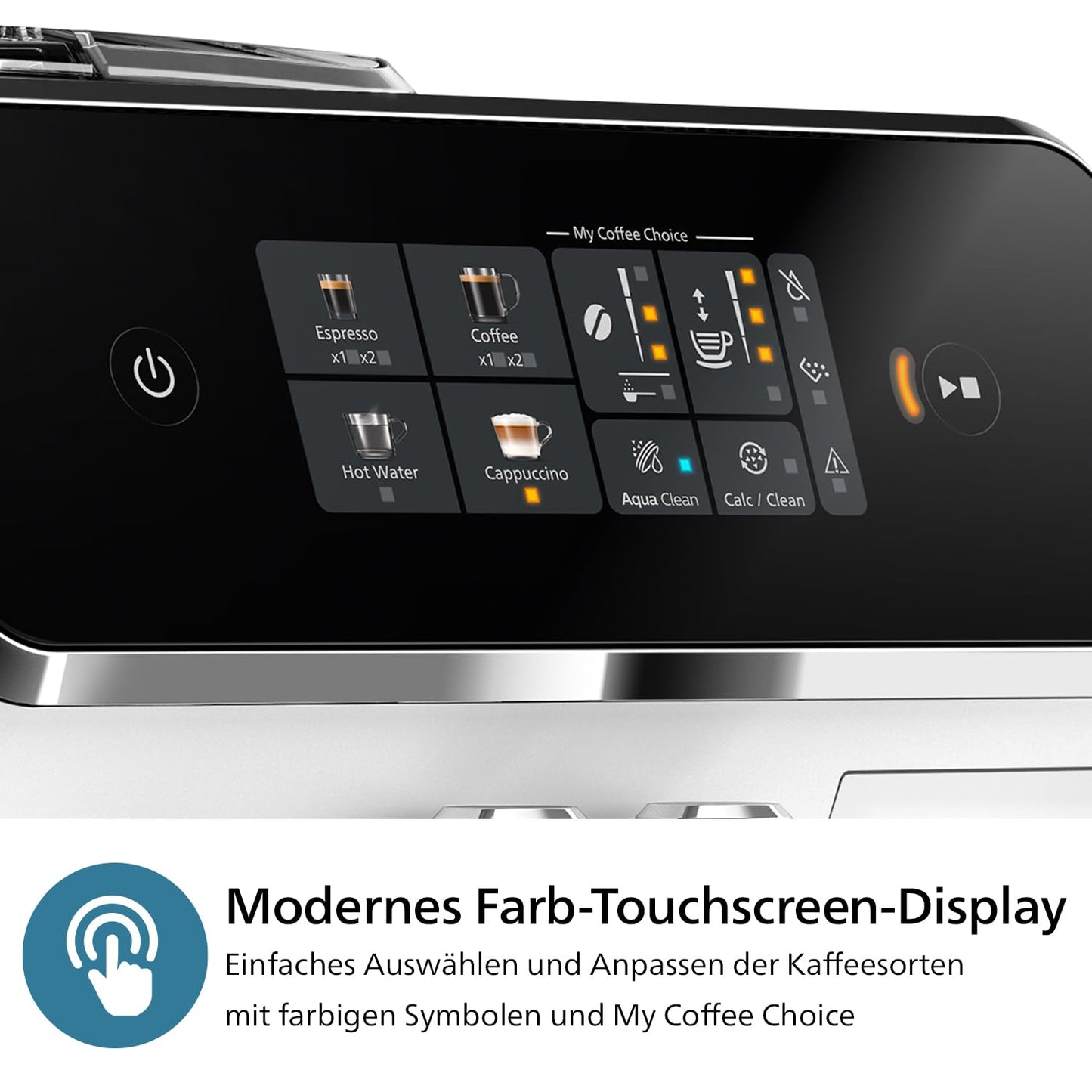 Philips 2300 Series – LatteGo Milk System, 4 Drinks & Ceramic Grinder