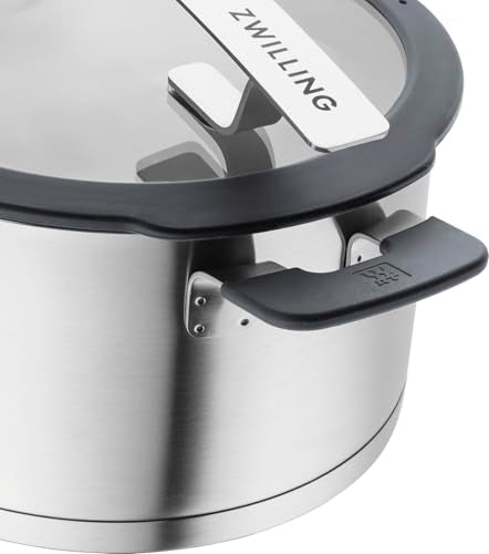 Feature-Highlight (Best for Practical Buyers) ZWILLING Simplify 5-Piece Pot Set with Integrated Strainer Lids