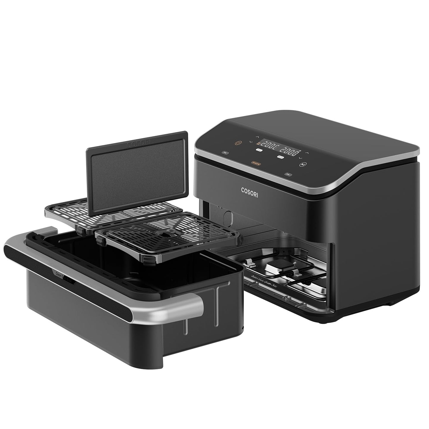 COSORI TwinFry 10L XXL – Dual Zone Air Fryer with 4 Heating Elements