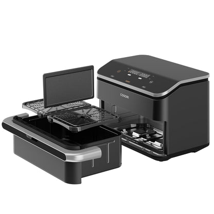 COSORI TwinFry 10L XXL – Dual Zone Air Fryer with 4 Heating Elements