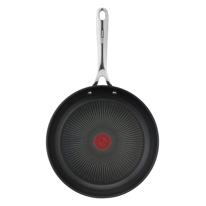 Tefal Jamie Oliver Cook's Direct On E3040644 Frying Pan 28 cm, Non-Stick, Suitable for Induction Cookers, Oven Safe, Stainless Steel Riveted Handle