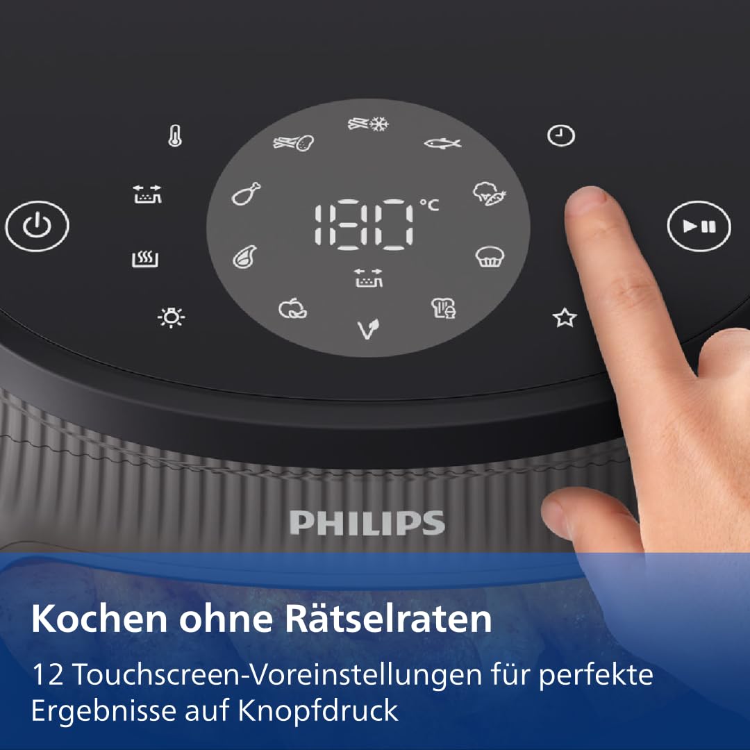 Philips Airfryer 5000 Series L – Connected Air Fryer with Remote App Control (HD9255)