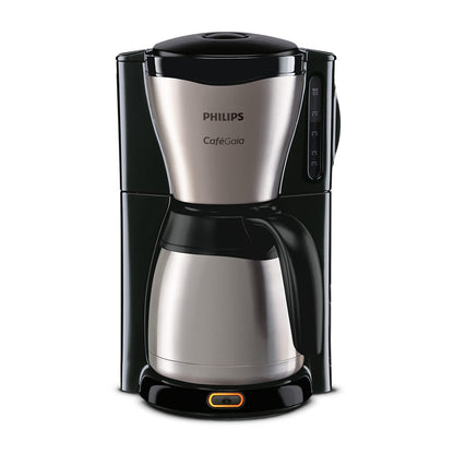 Philips HD7546 / 20 Gaia filter coffee machine with thermo jug, black / metal