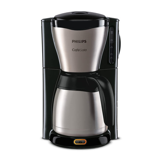 Philips HD7546 / 20 Gaia filter coffee machine with thermo jug, black / metal