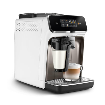 Philips 2300 Series – LatteGo Milk System, 4 Drinks & Ceramic Grinder