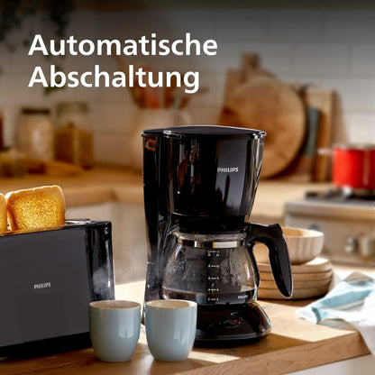 Philips HD7546 / 20 Gaia filter coffee machine with thermo jug, black / metal