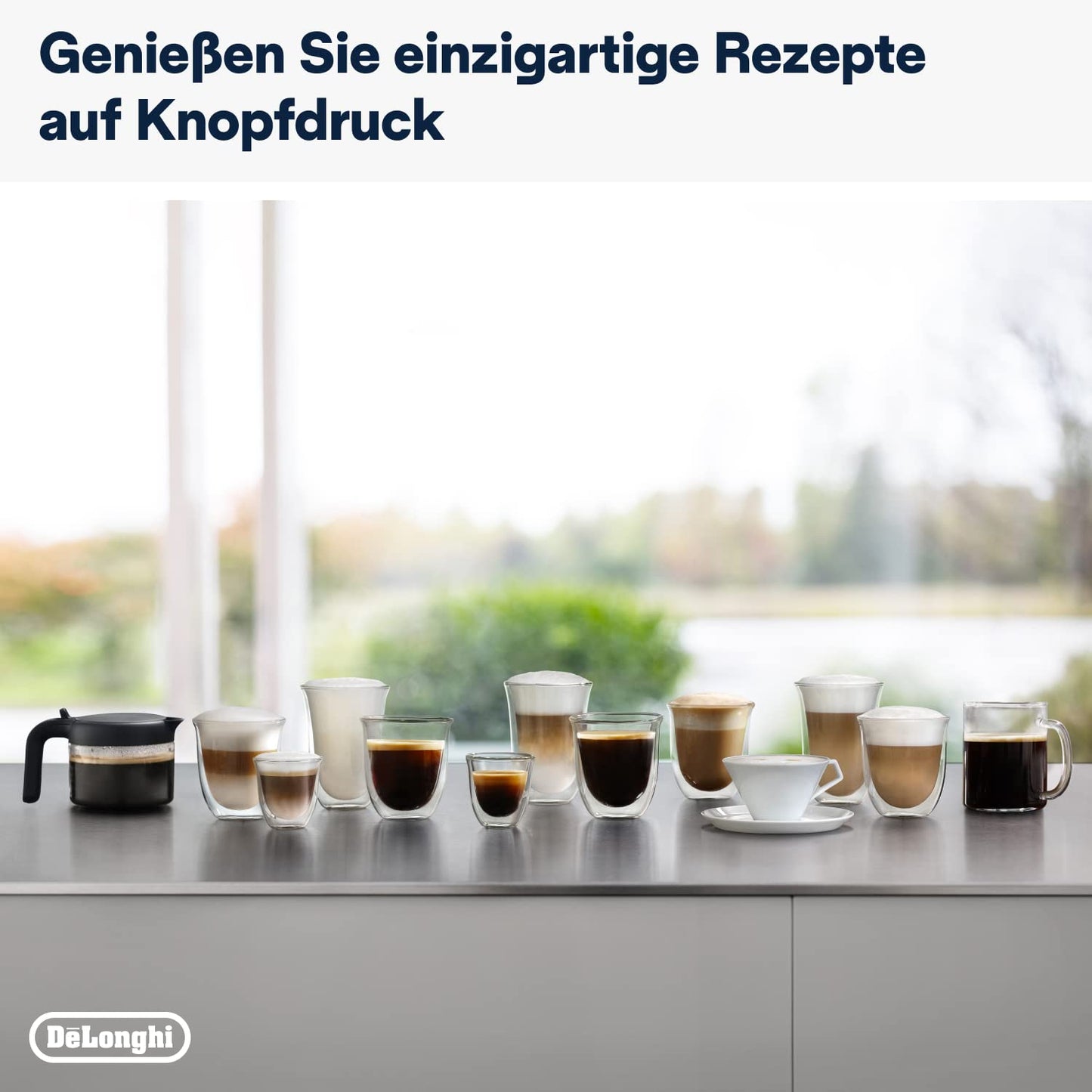 De'Longhi Dinamica Plus – 24 Recipes, LatteCrema System & 3.5" Touch Display