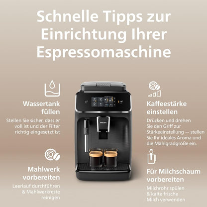 Philips 3300 Series – 5 Drinks, SilentBrew & Manual Steam Wand
