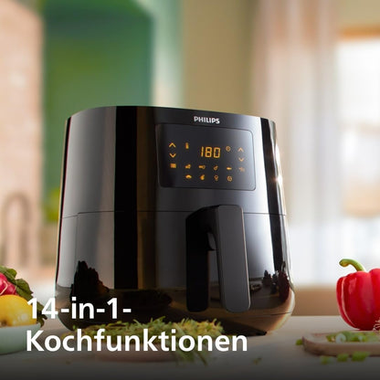 Philips Airfryer 5000 Series L – Connected Air Fryer with Remote App Control (HD9255)