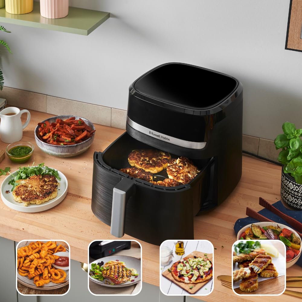 Russell Hobbs SatisFry XXL – 8.3L Quiet Air Fryer (Fits 26cm Pizza)