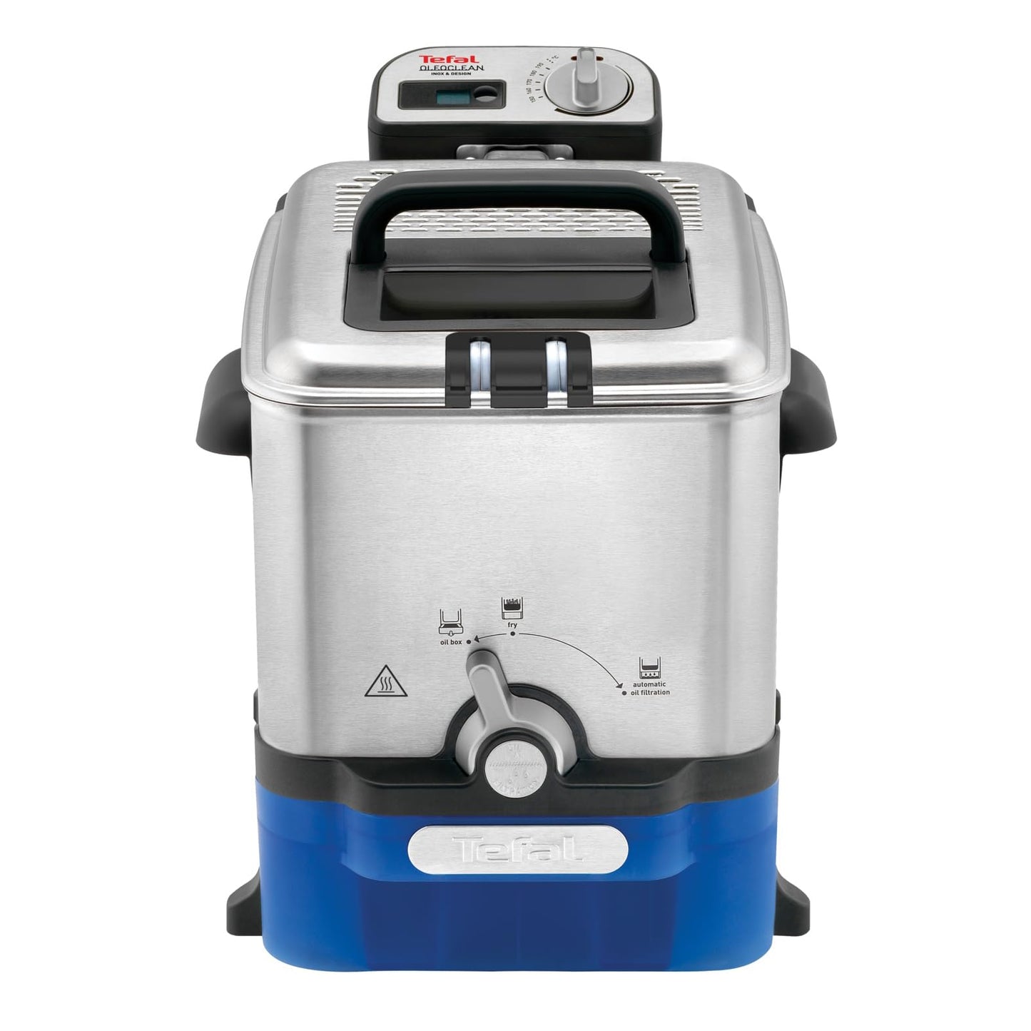 Tefal Pro Inox & Design FR8040 Deep Fryer Oleoclean 3.5 litres, Black, Stainless Steel